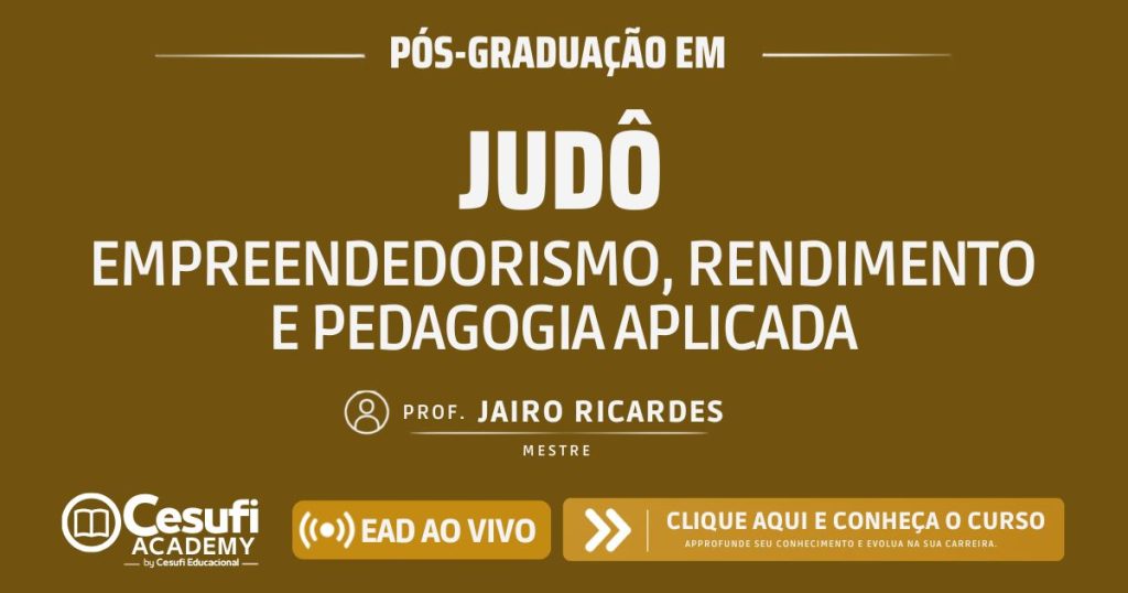 Pós em Judô Prof Jairo Ricardes